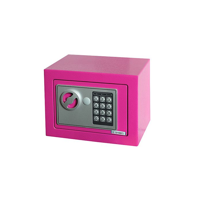 Mini Coffre Fort Serrure à Code - 4 L - Rose PHOENIX SS0721EP