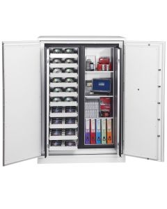 PHOENIX  DATA COMMANDER DS4623E : Armoire forte ignifugée anti-feu - Serrure électronique - Coupe-feu 2 Heures  - 457 Litres ouvert