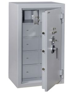Armoire forte blindée 40 compartiments - Serrure à code - 840 L HARTMANN 