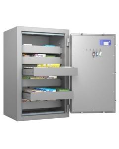 Coffre pour stupéfiants à code - 6 tiroirs - 101L HARTMANN Pharma Protect