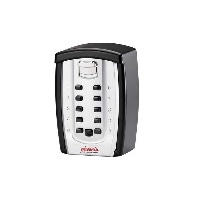 Relaxdays Boite à Clés Sécurisée, Combinaison 3 Chiffres, 48 Crochets Avec Porte Cles Etiquetes Fer Noire 92933838